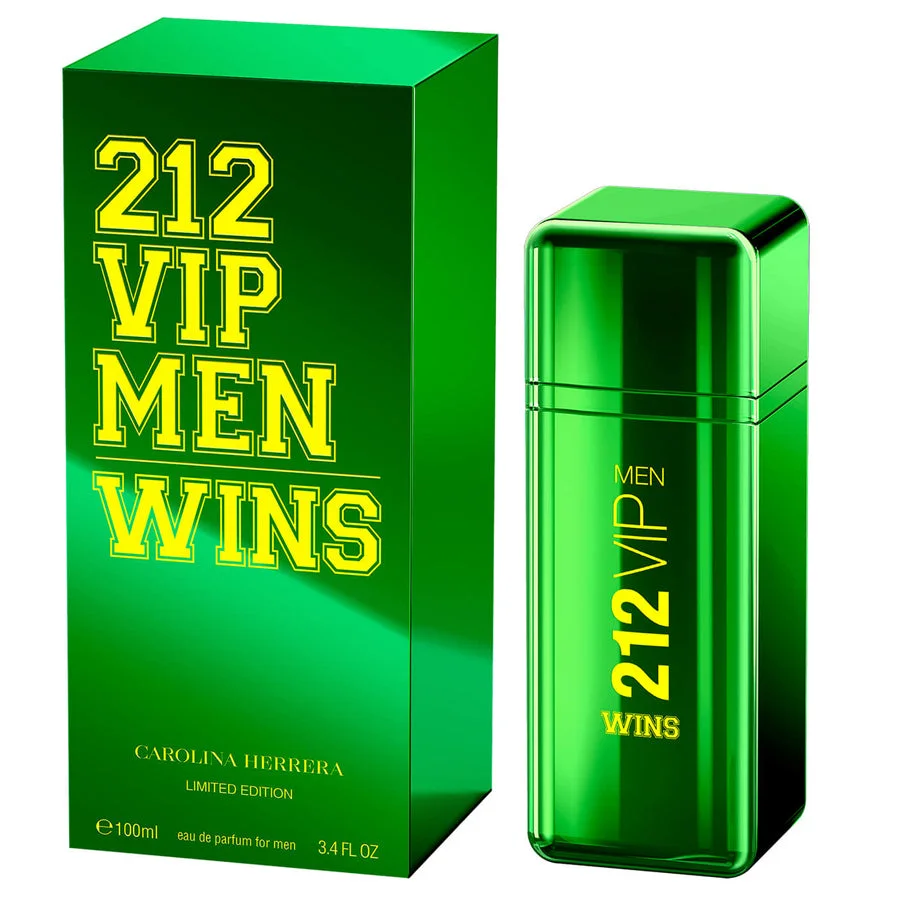 Carolina Herrera 212 VIP Wins Limited Edition 3.4 oz EDP for men bottle