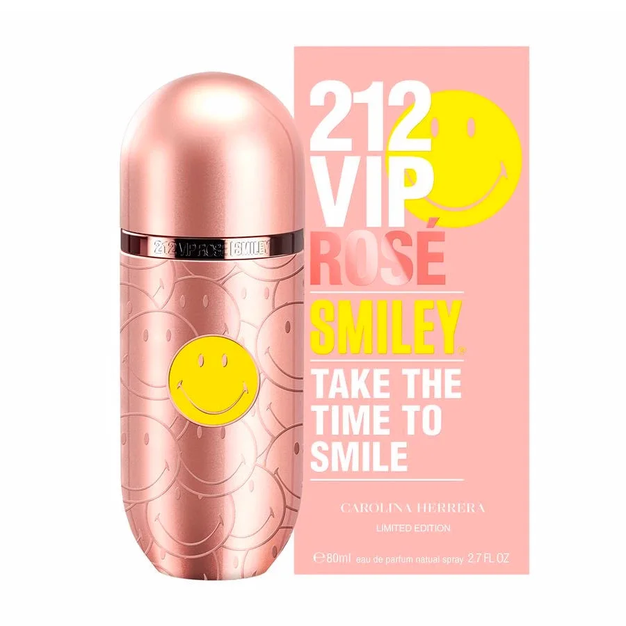 212 VIP Rose Smiley 2.7 oz EDP for women bottle