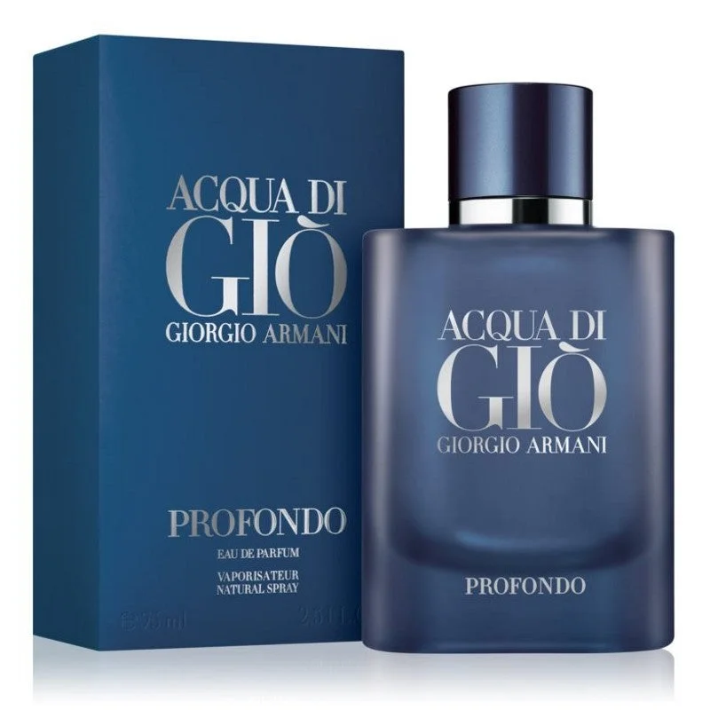 Armani Acqua Di Gio Profondo 2.5 oz EDP for men bottle