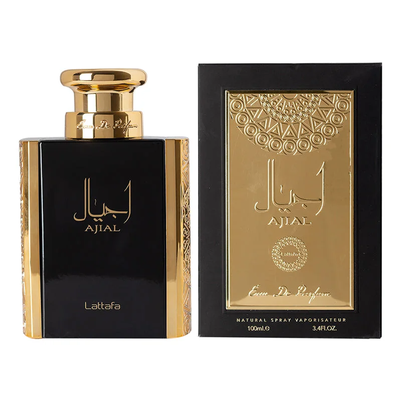 Ajial Lattafa 3.4 oz EDP for men bottle