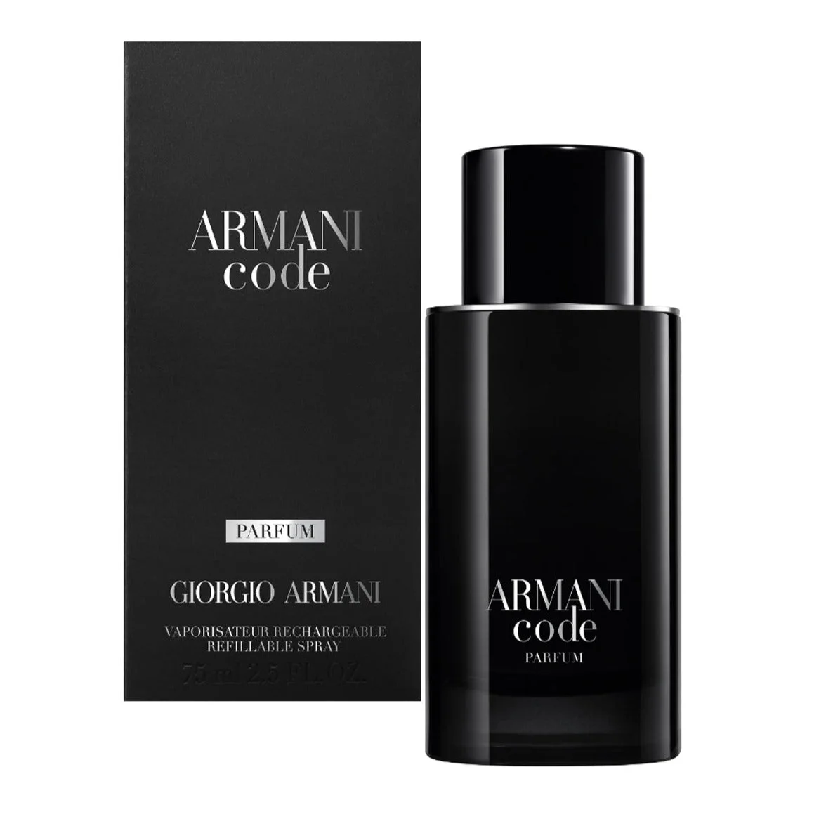 Armani Code 2.5 oz Parfum for men bottle