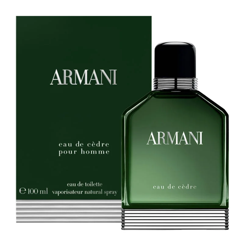Armani Eau De Cedre 3.4 oz EDT for men bottle