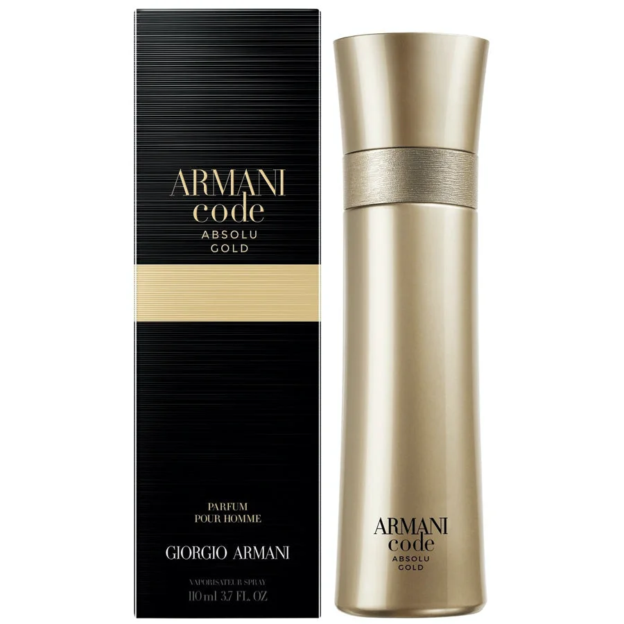 Armani Code Absolu Gold 3.7 oz Parfum for men bottle