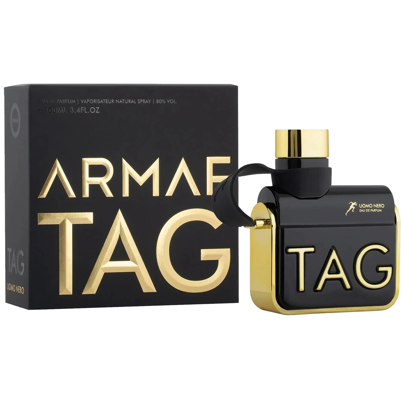 Tag Uomo Nero 3.4 oz EDP for men bottle