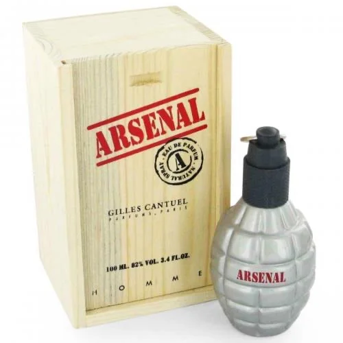 Arsenal Grey 3.4 oz EDP for men bottle