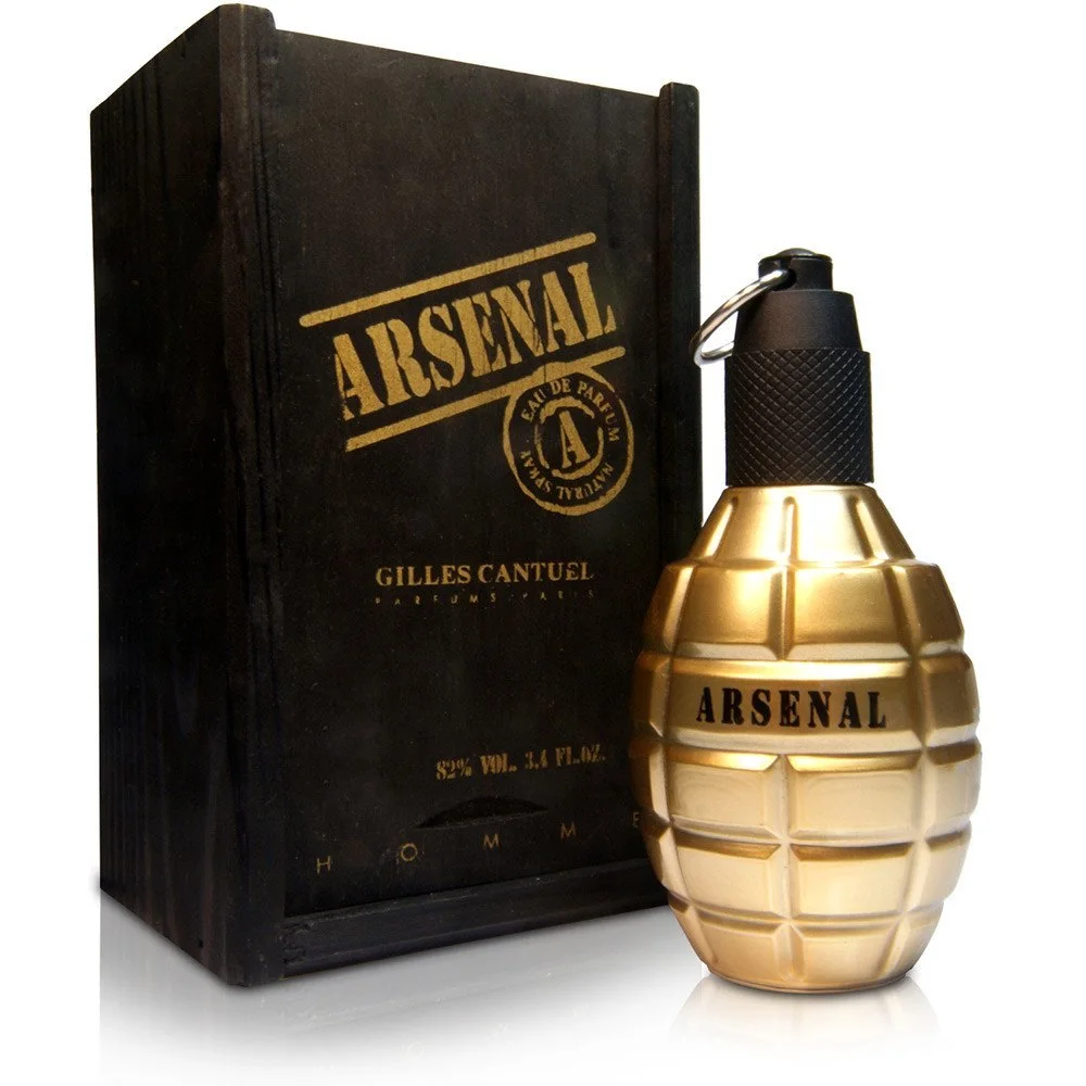Arsenal Gold 3.4 oz EDT for men bottle