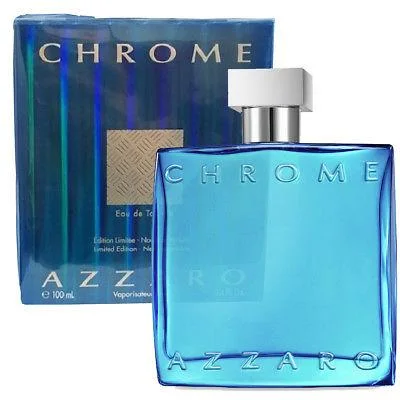 Azzaro Chrome Limited Edition 3.4 oz EDT for men bottle