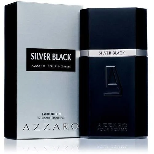 Azzaro Silver Black 3.4 oz EDT for men bottle