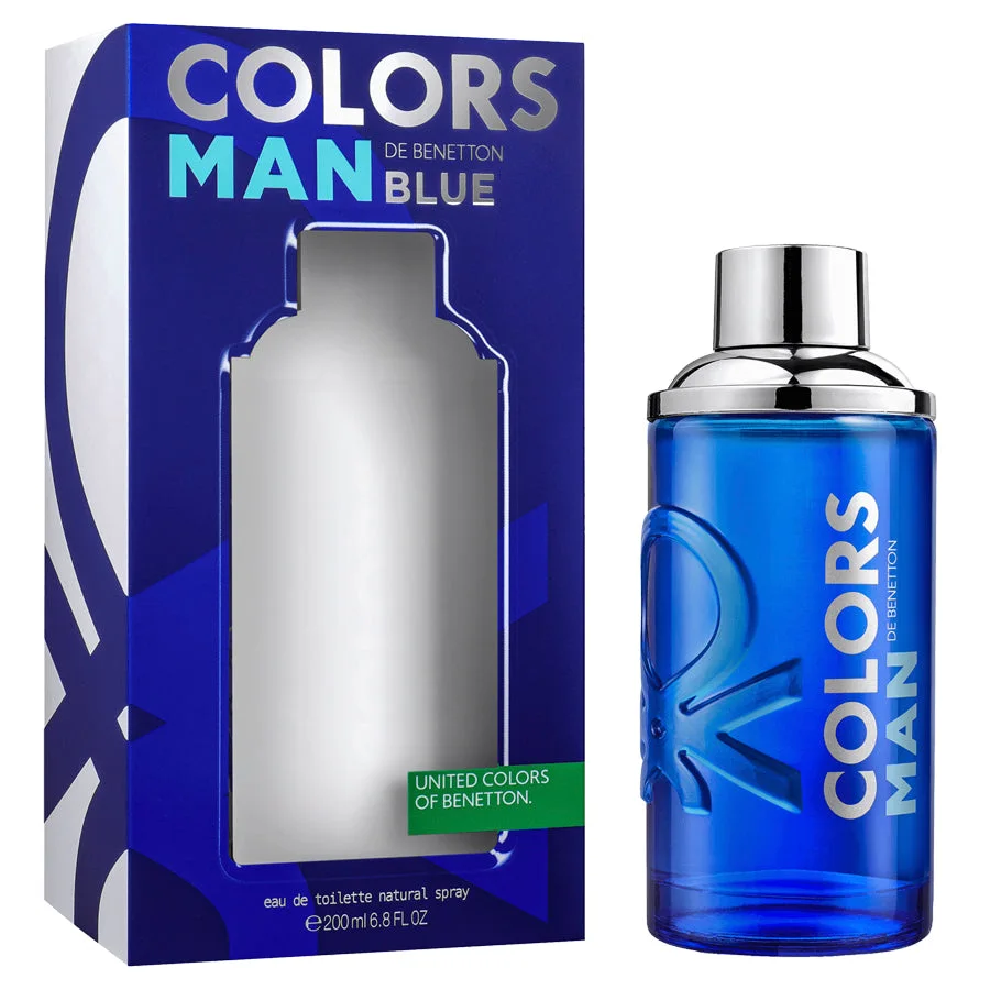 Benetton Colors Blue 6.7 oz EDT for men bottle