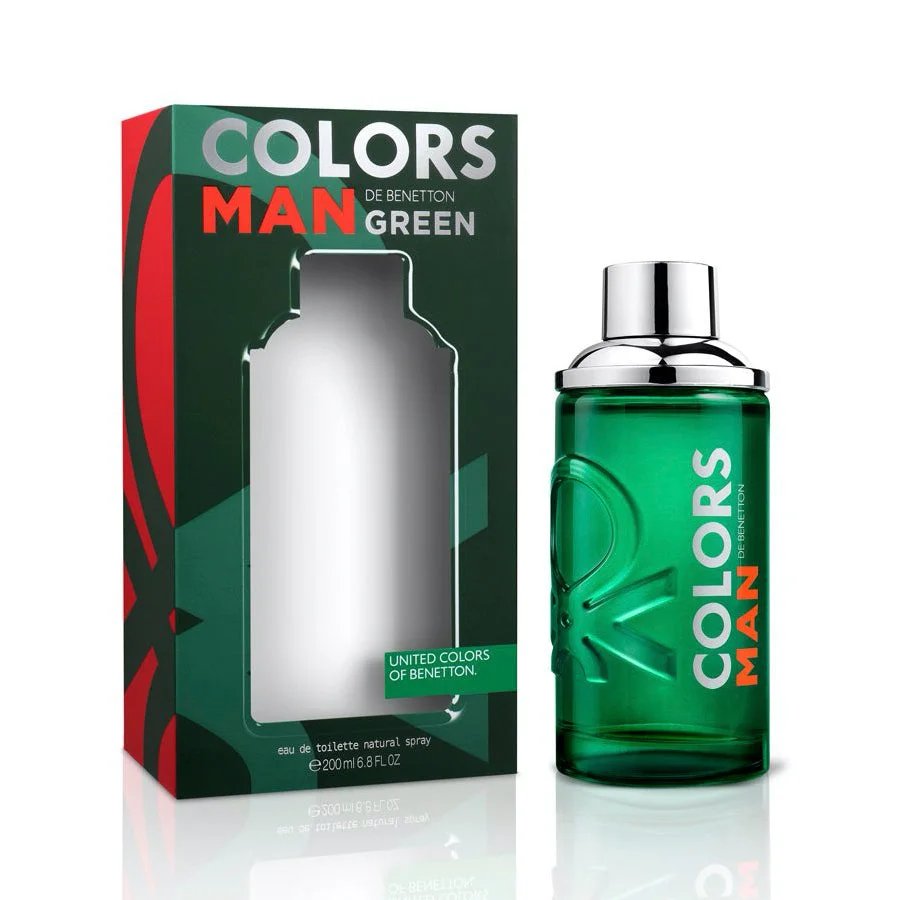 Benetton Colors Green 6.8 oz EDT men bottle