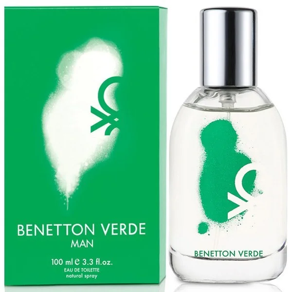 Benetton Verde 3.4 oz EDT for men bottle