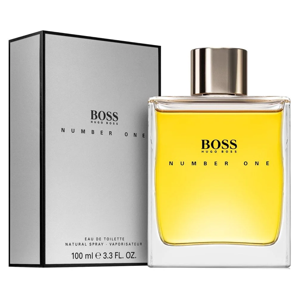 Boss Number One 3.4 oz EDT for men bottle