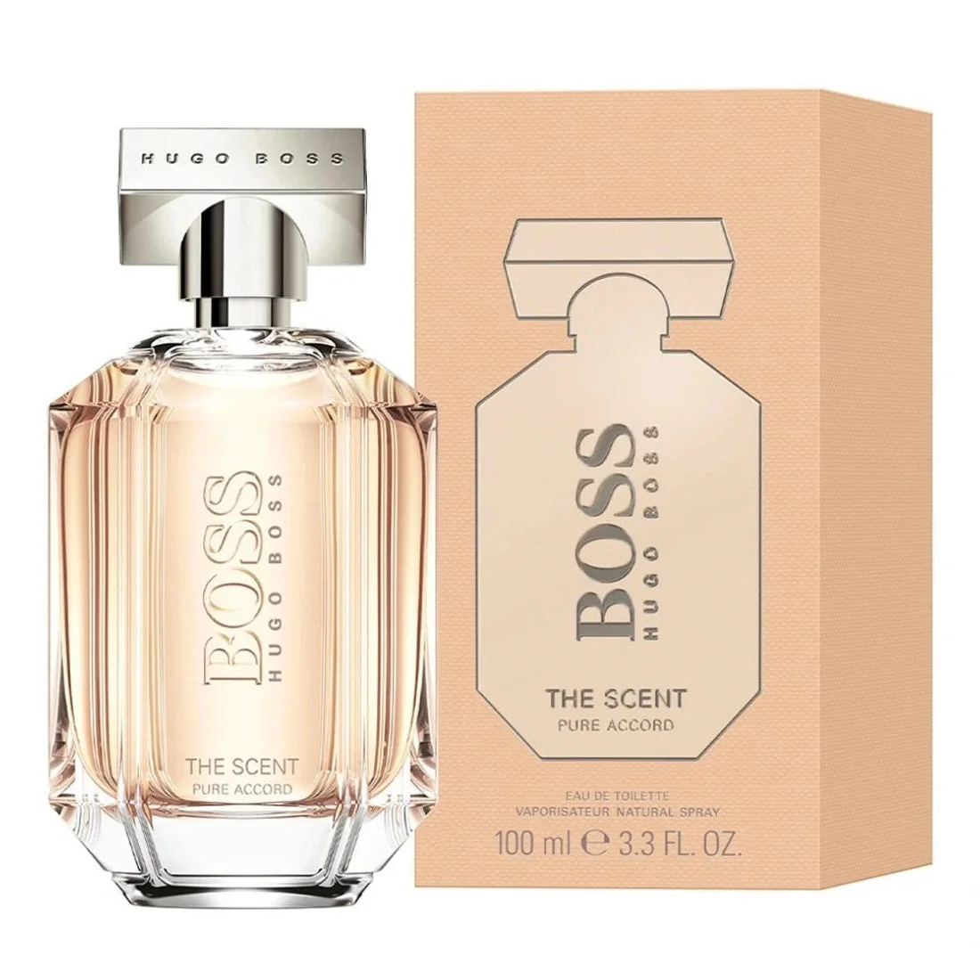 Hugo Boss The Scent Pure Accord 3.4 oz EDT for women bottle