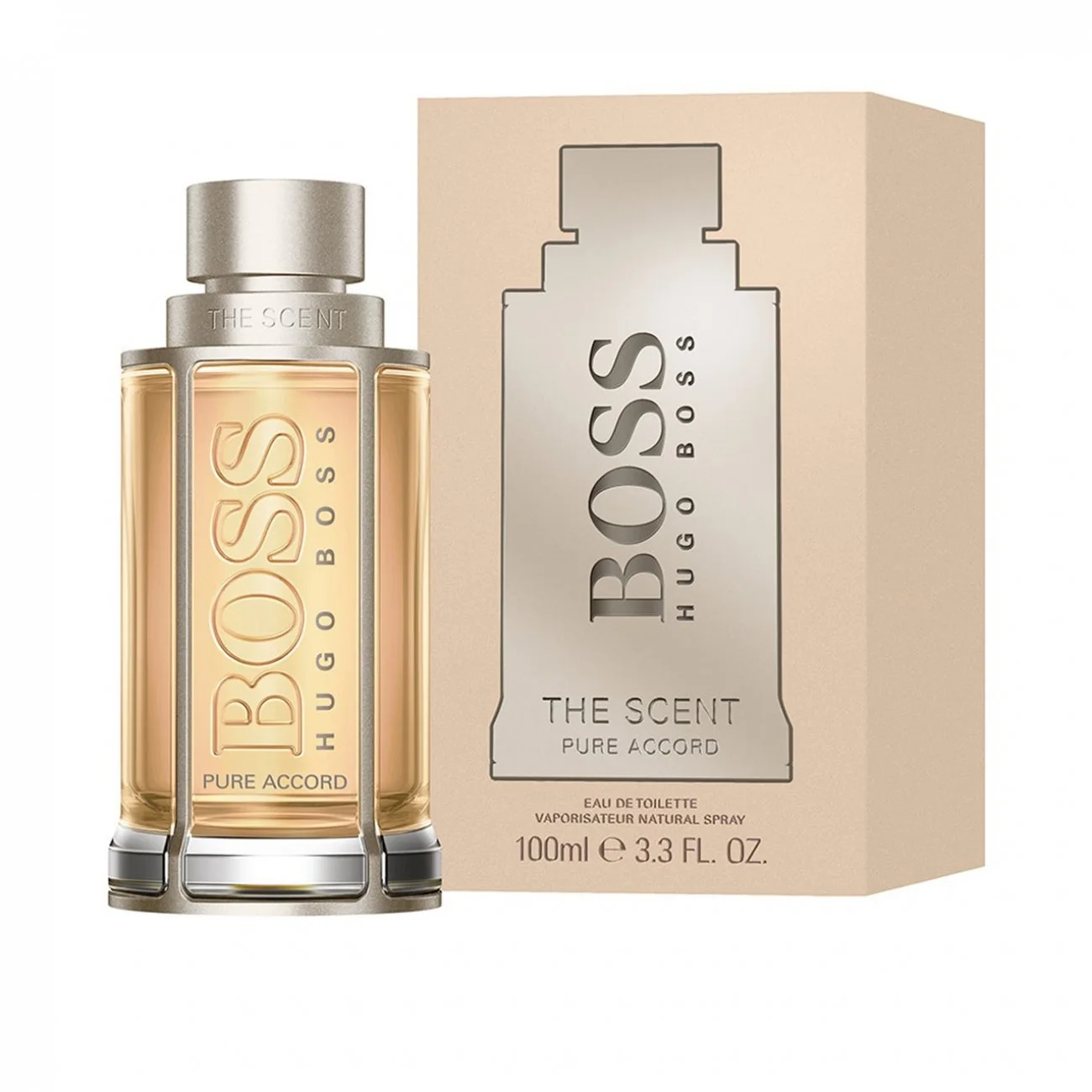 Hugo Boss The Scent Pure Accord 3.4 oz EDT for men bottle