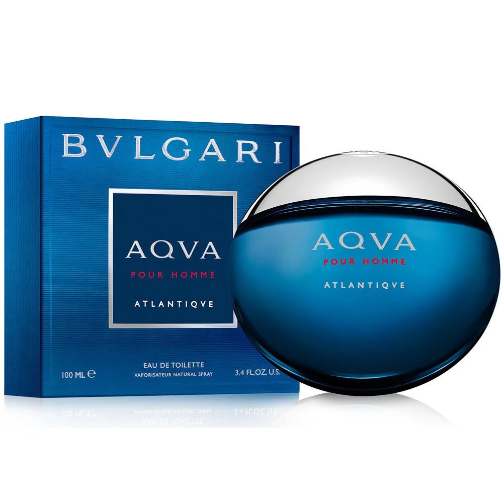 BVLGARI Aqva Atlantiqve 3.4 oz EDT for men bottle