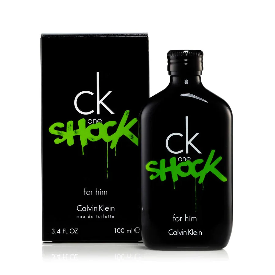 CK ONE Shock 3.4 oz EDT for men bottle