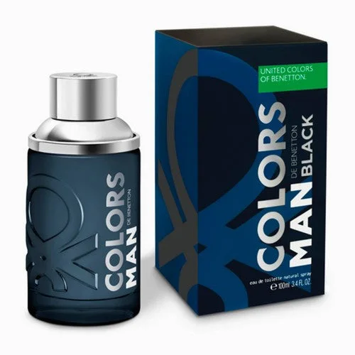 Colors Man Black de Benetton 3.4 oz EDT bottle