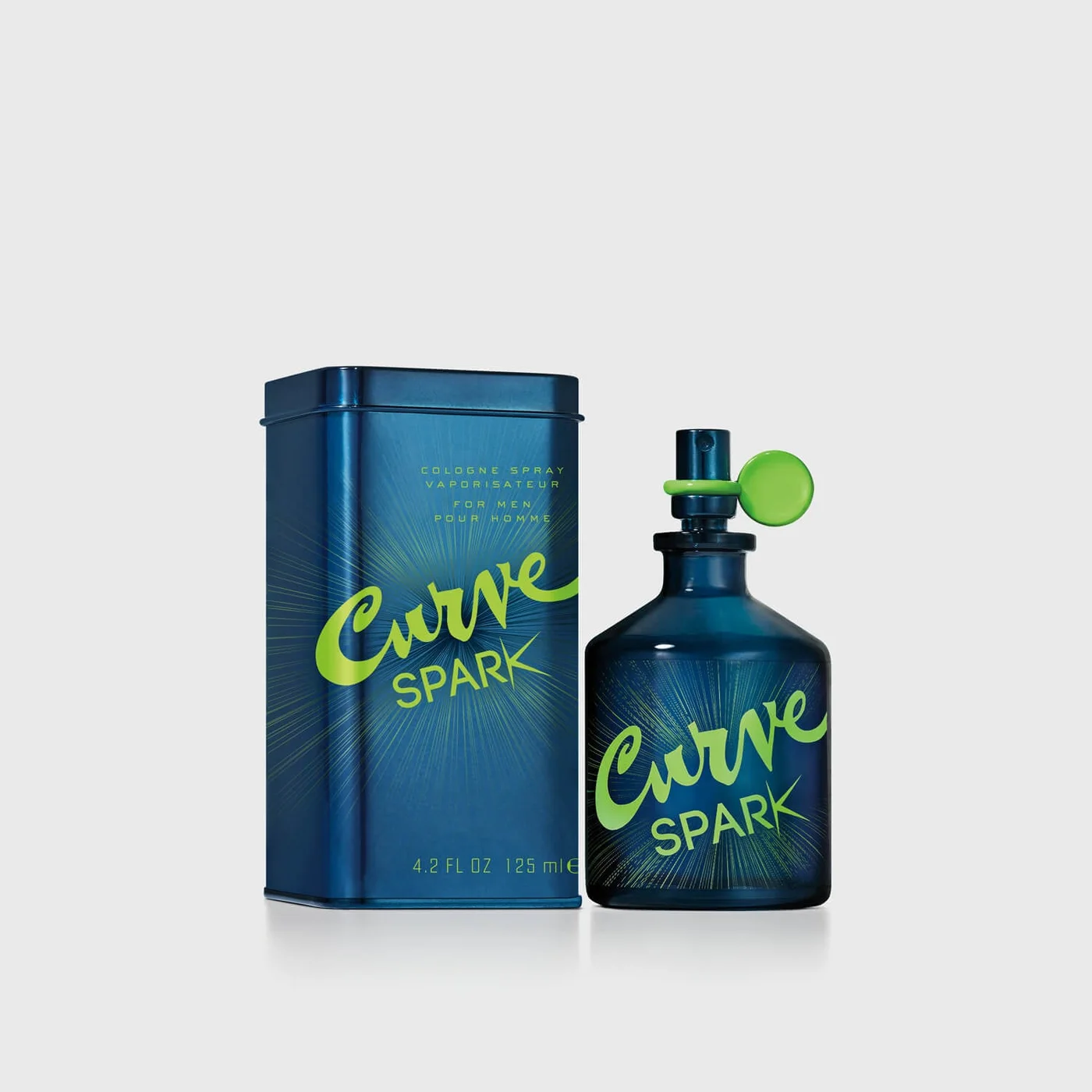 Curve Spark 4.2 oz Cologne for men bottle