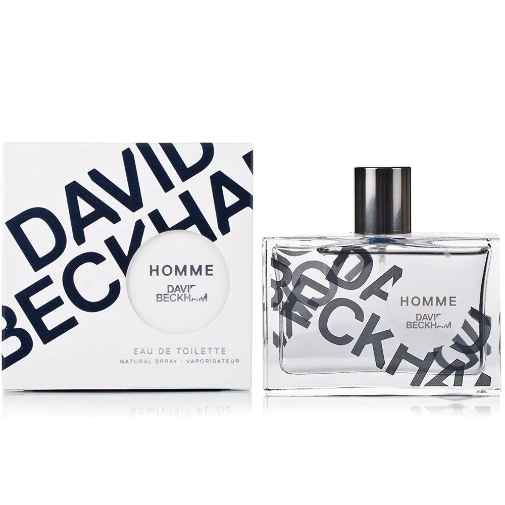 David Beckham Homme 2.5 oz EDT for men bottle