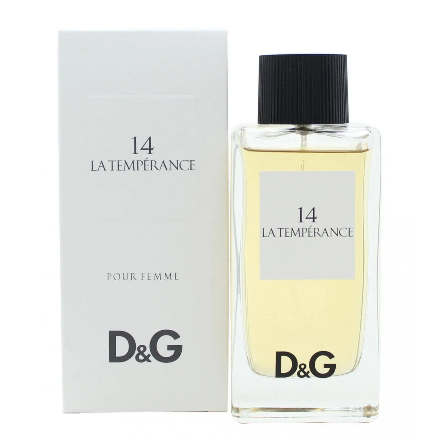 D&G 14 La Temperance Pour Femme 3.3 oz EDT for women bottle