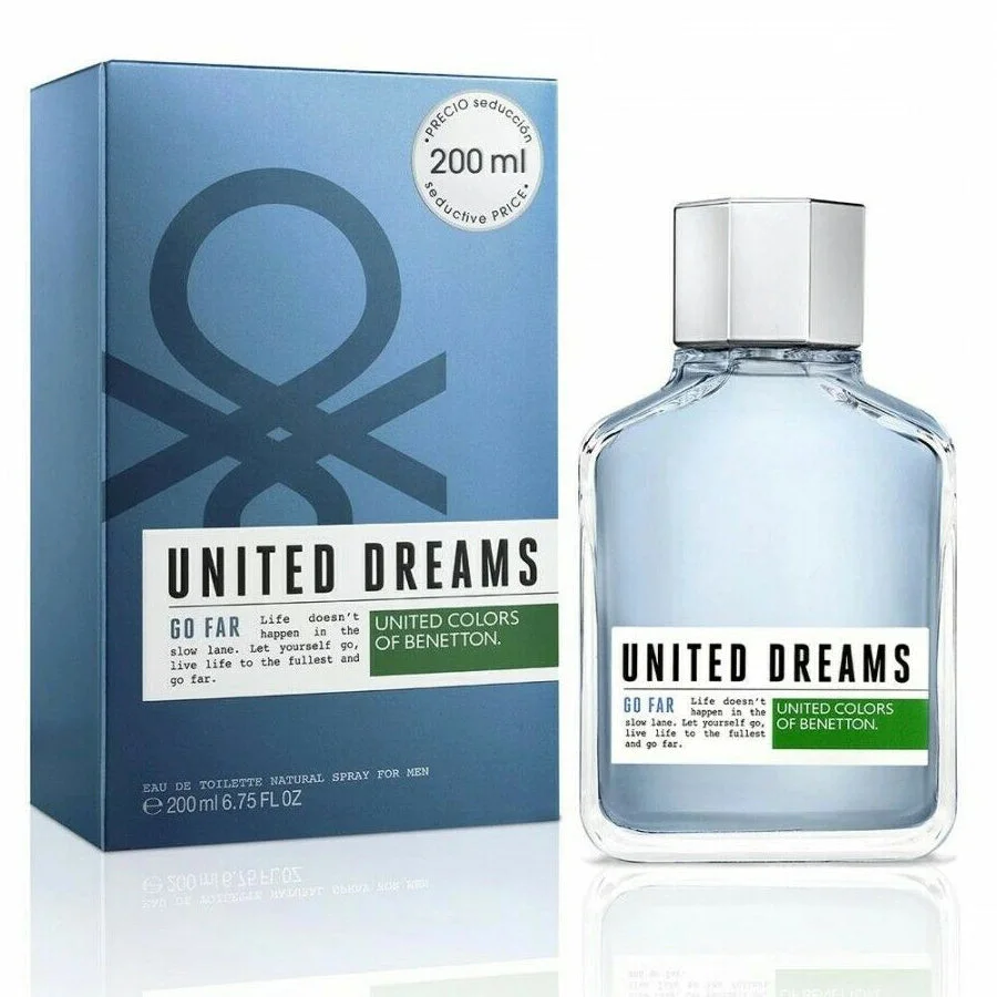 United Dreams Go Far 6.7 oz EDT for men bottle