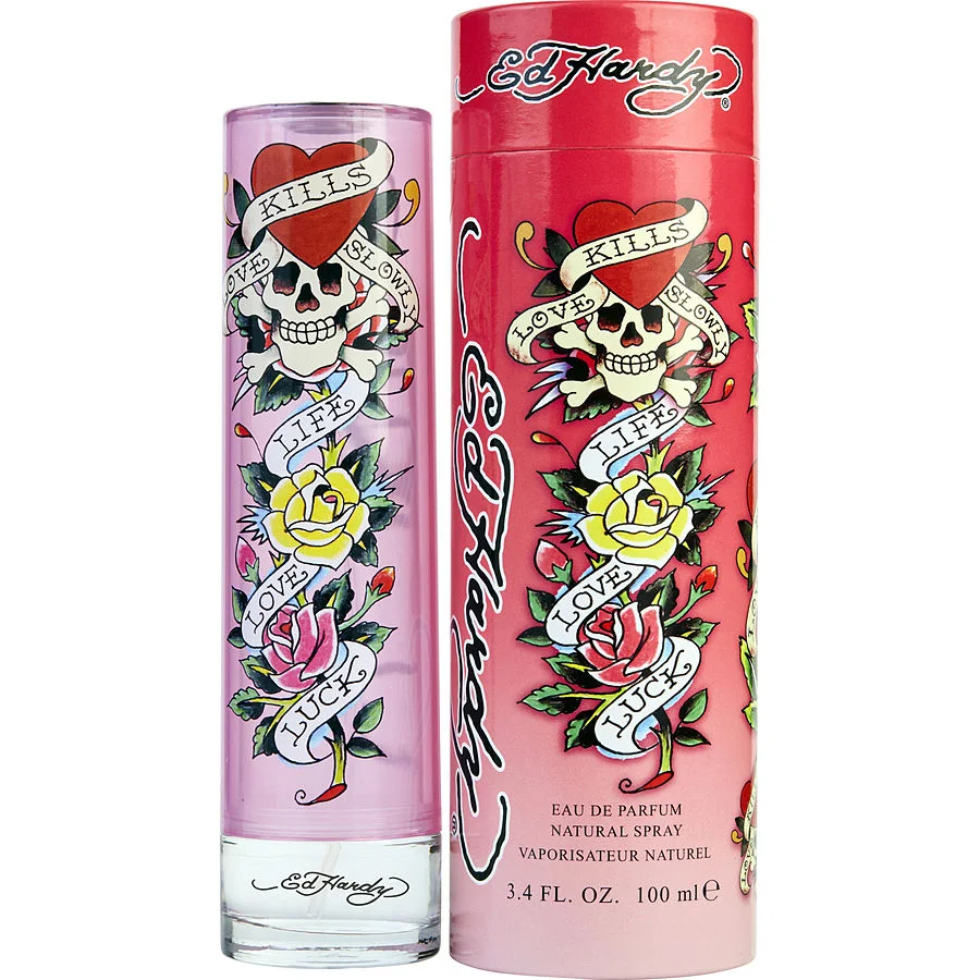 Ed Hardy 3.4 oz EDP for women bottle