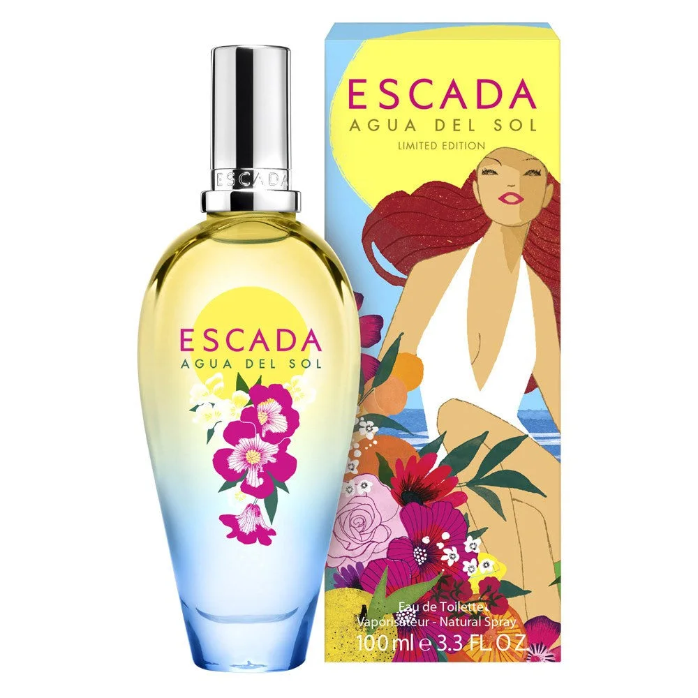 Agua Del Sol 3.3 oz EDT for women bottle