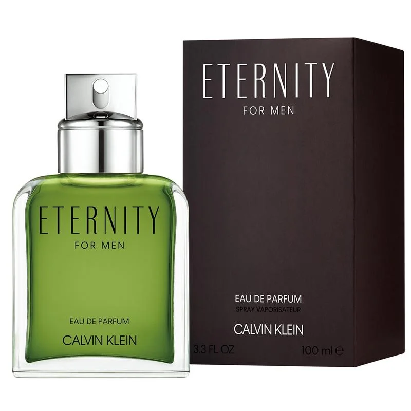 Eternity 3.4 oz EDP for men bottle