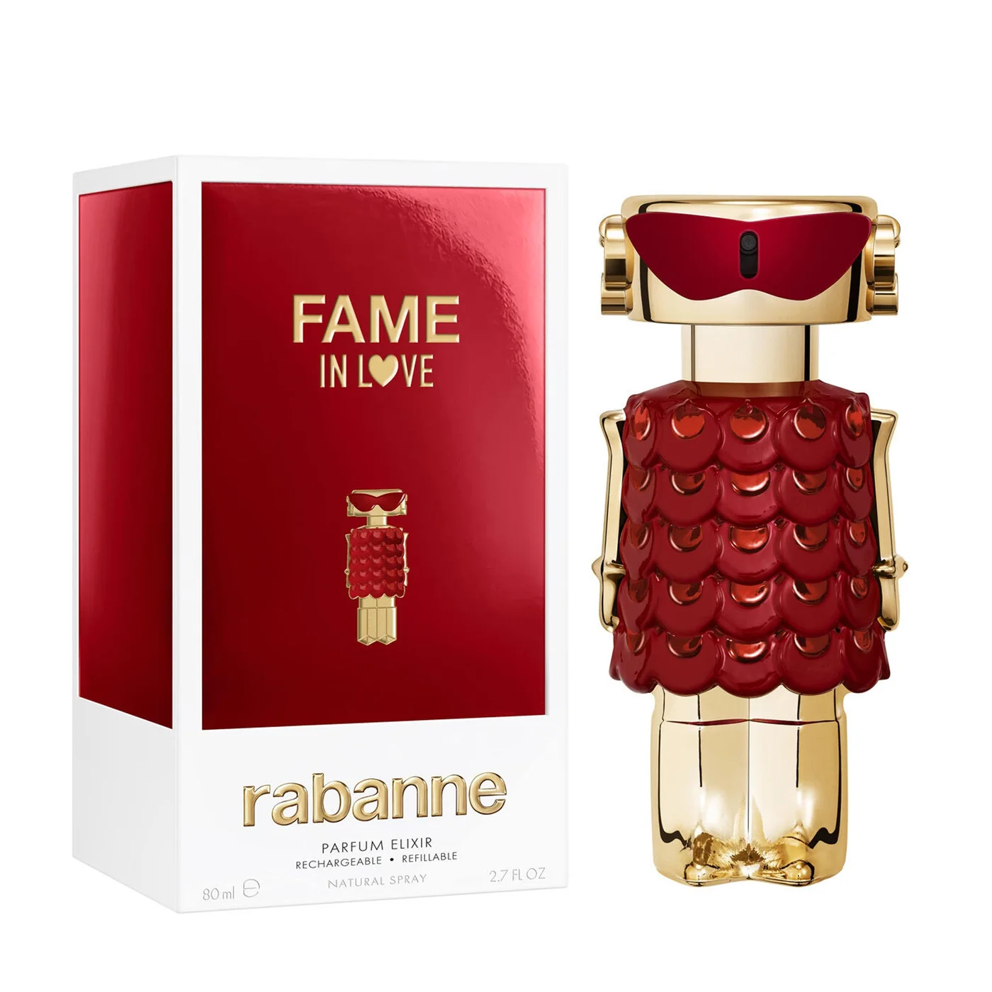 Fame In Love 2.7 oz Parfum Elixir Refillable for women bottle