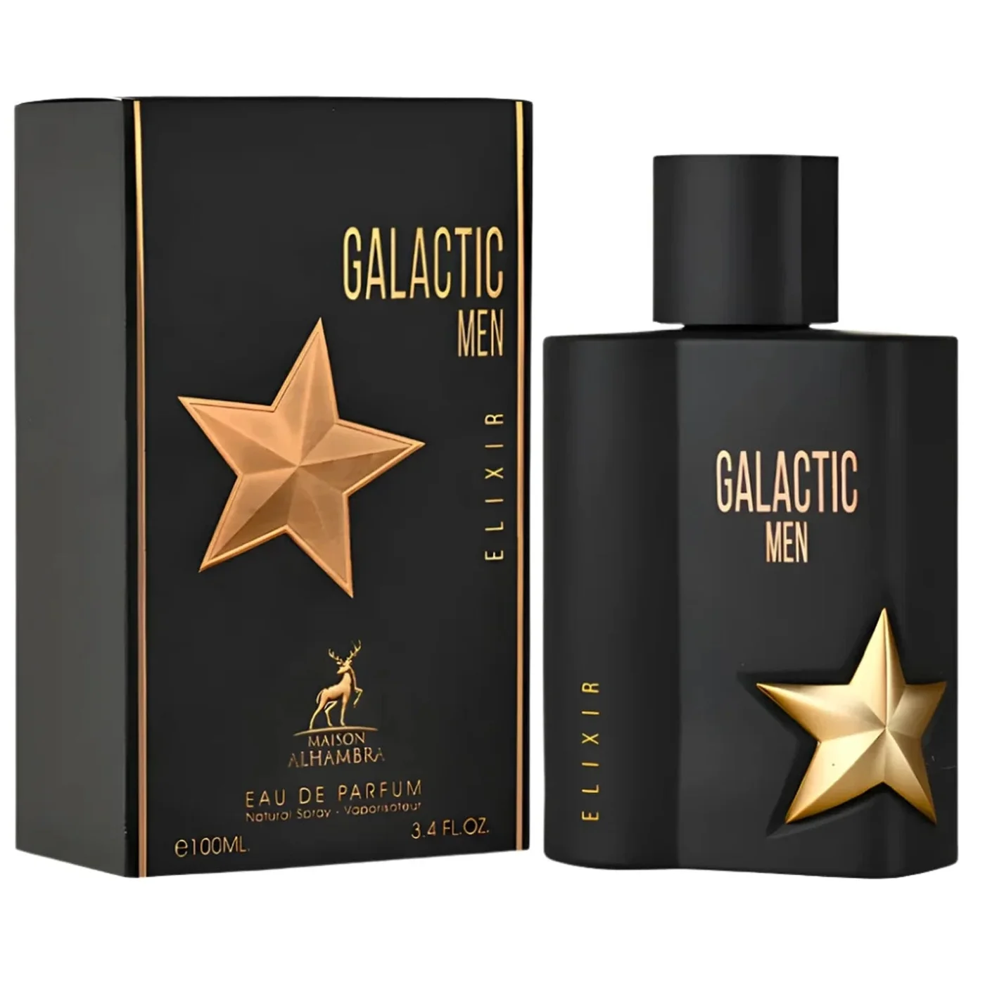 Galactic Men Elixir eau de parfum 3.4 oz for men bottle