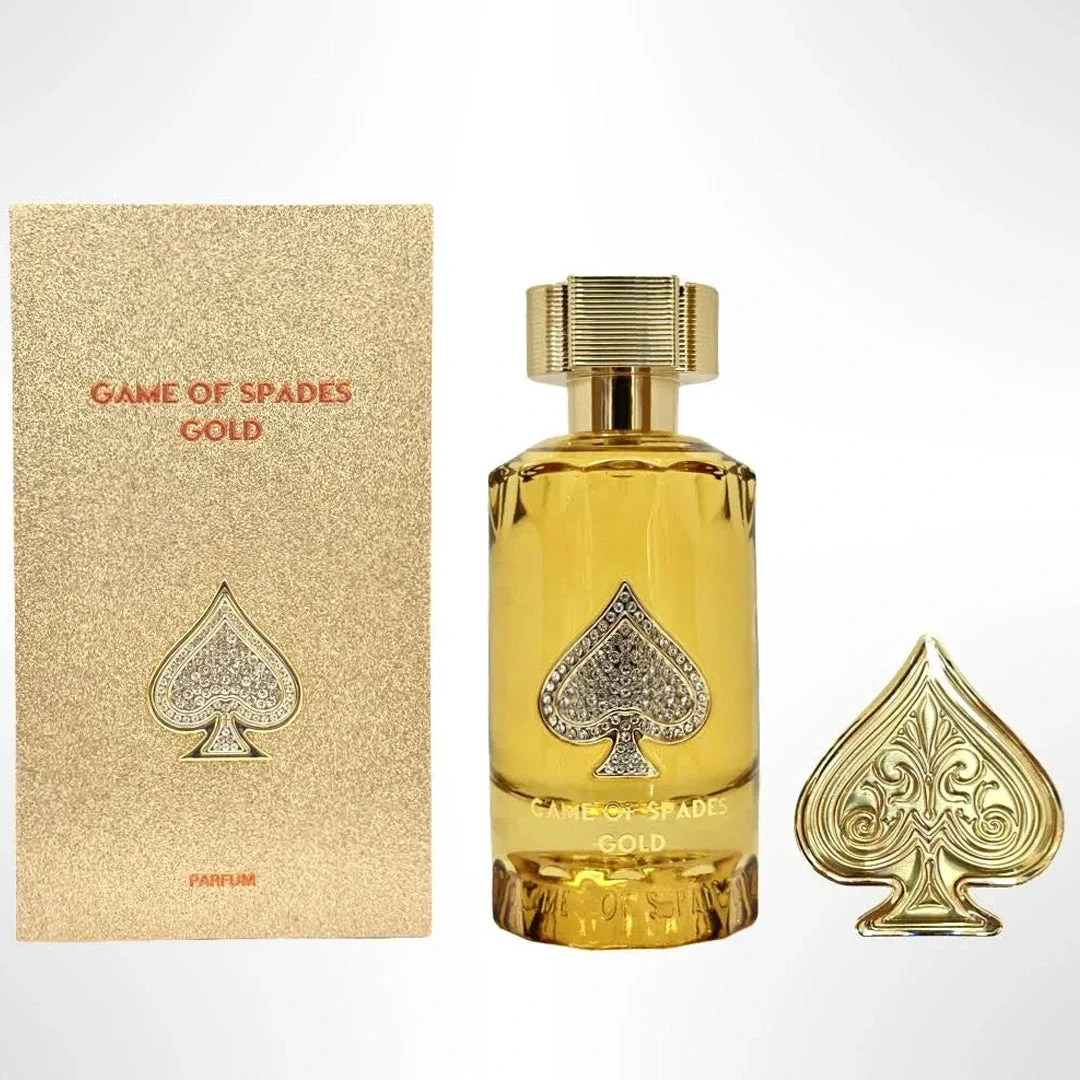 Game Of Spades Gold 3.0 oz Parfum for men bottle