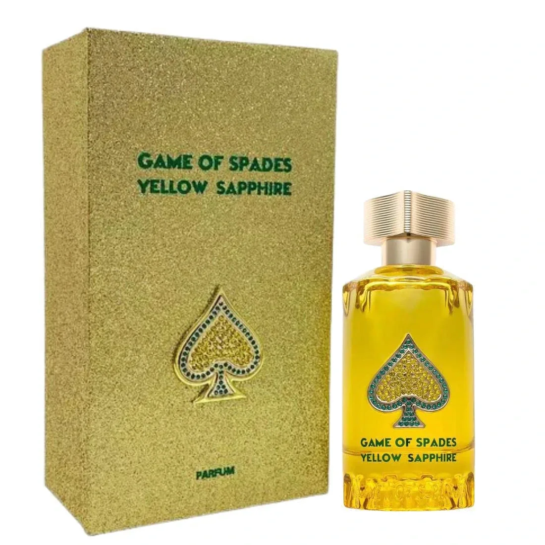 Game Of Spades Yellow Sapphire 3.0 oz Parfum for men bottle