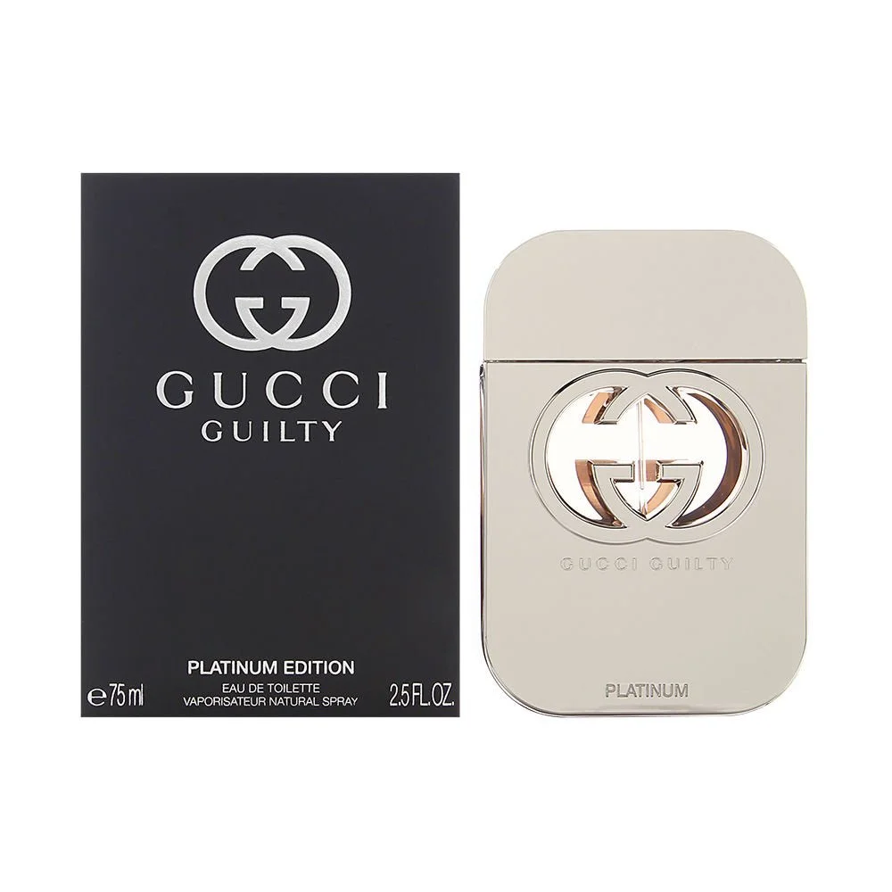 Gucci Guilty Platinum Edition 2.5 oz EDT for woman bottle