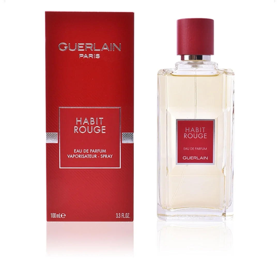 Habit Rouge by Guerlain 3.4 oz EDP for men bottle