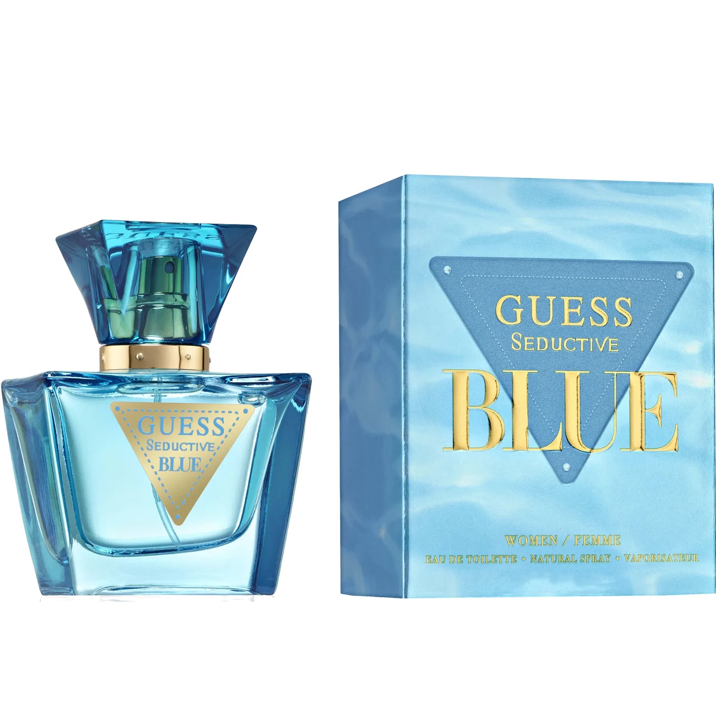 Seductive Blue 2.5 oz EDT for women bottle