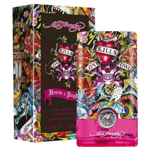 Ed Hardy Hearts & Daggers 3.4 oz EDP for women bottle