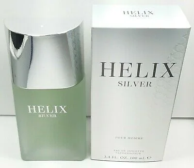 Helix Silver 3.4 oz EDT for men bottle