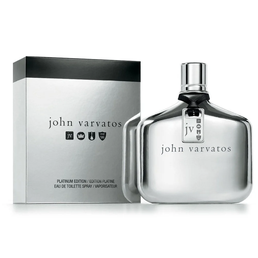 John Varvatos Platinum 4.2 oz EDT for men bottle