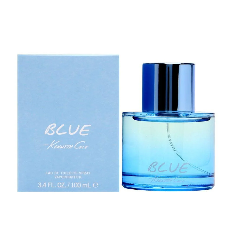 Kenneth Cole Blue 3.4 oz EDT for men bottle