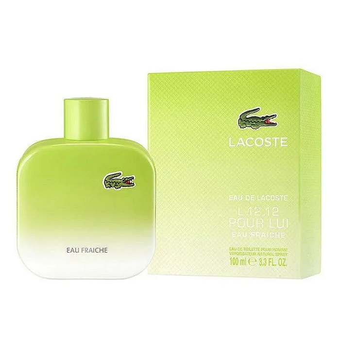 Lacoste L.12.12 Pour Lui Eau Fraiche 3.4 oz EDT for men bottle