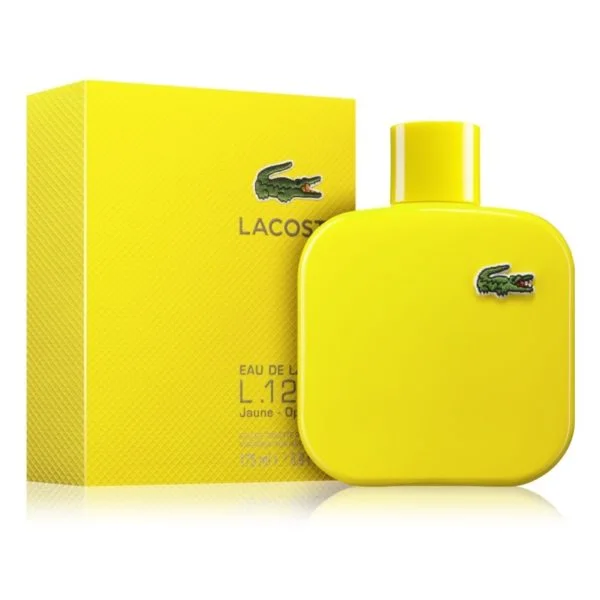 Lacoste L. 12. 12 Jaune Optimistic 5.9 oz EDT for men bottle