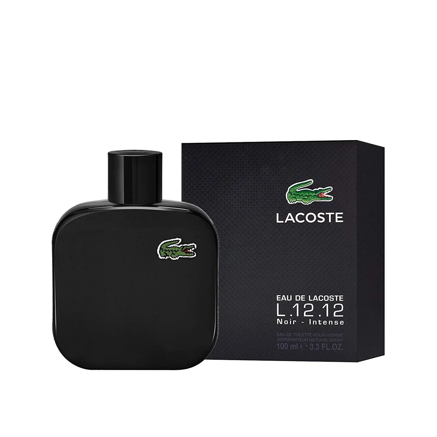 Lacoste L.12.12 Noir Intense 5.9 oz EDT for men bottle