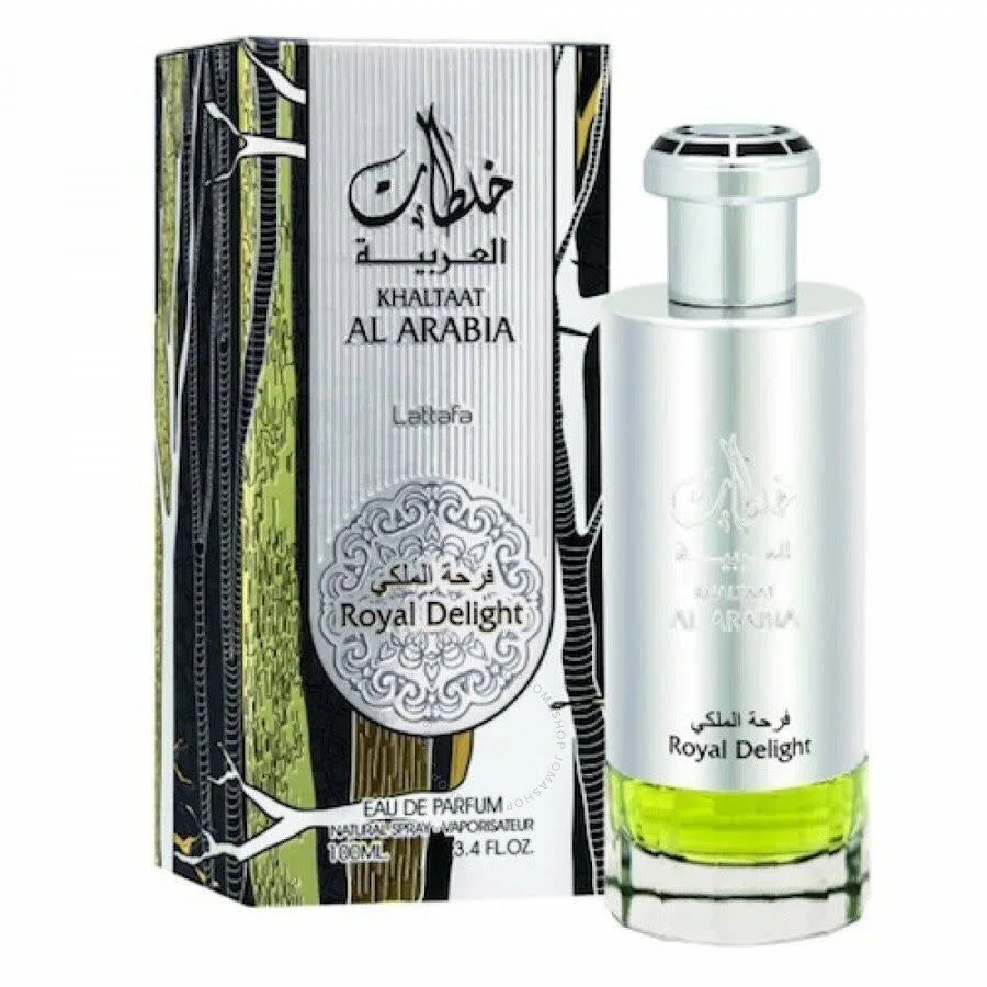 Lattafa Khaltat Al Arabia Royal Delight 3.4 oz EDP for men bottle