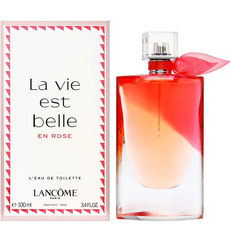 La Vie Est Belle En Rose 3.4 oz EDT for women bottle