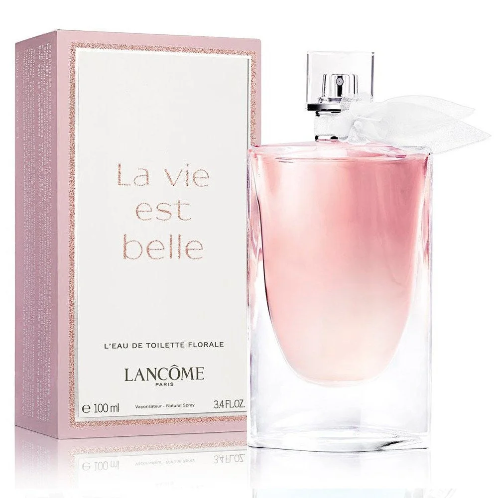 Lancome La Vie Est Belle L'Eau De Toilette Florale 3.4 oz for women bottle