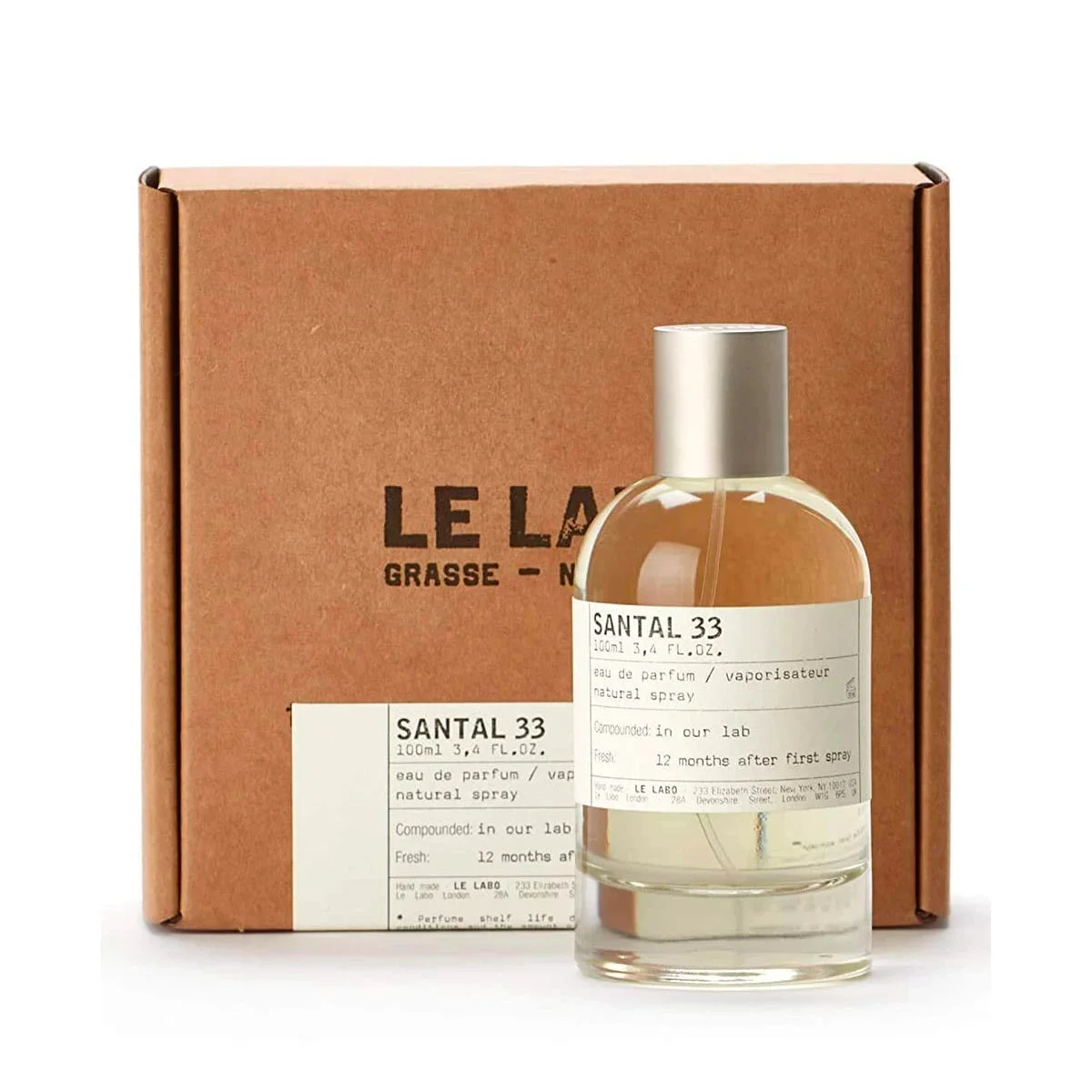 Le Labo Santal 33 3.4 oz EDP unisex bottle