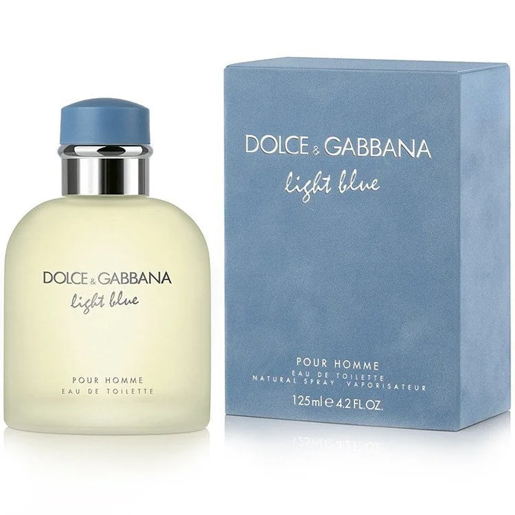 Light Blue 2.5 oz EDT for men bottle
