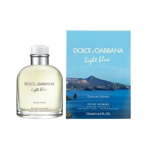 Dolce & Gabbana Light Blue Discover Vulcano EDT 4.2 oz for men bottle
