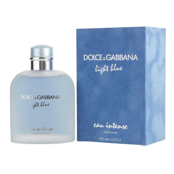 Dolce Gabbana Light Blue Intense 6.7 oz EDP for men bottle
