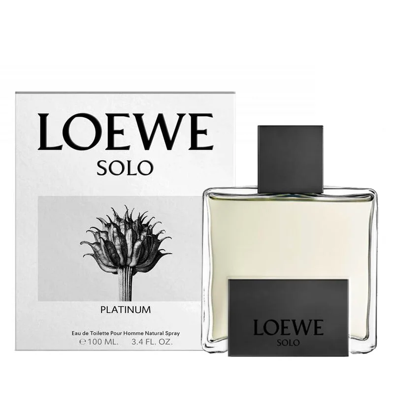Loewe Solo Platinum 3.4 oz EDT For Men bottle